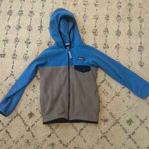 Patagonia kids zip up fleece, 5T